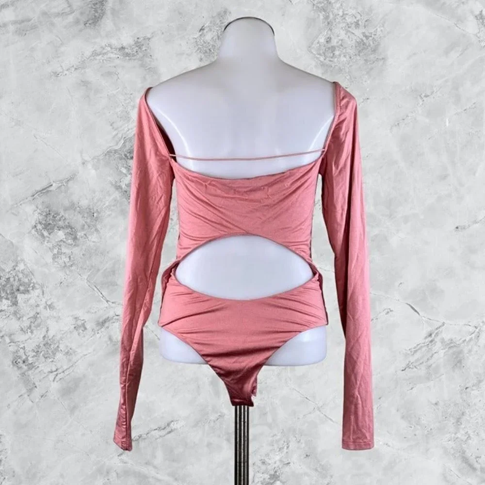 Not Yours To Keep Taja Bodysuit - Rose